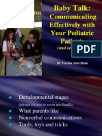 Communicating Effectively With Your Pediatric Patients: Baby Talk