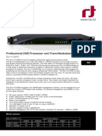 Professional DVB Processor and Trans-Modulator: IDLV-4100PM