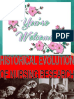 Evolutioon of Nursing Research