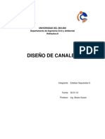 Informe Diseño de Canales