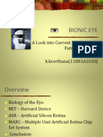 My Technical Seminar PPT (Bionic Eyes)