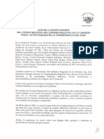 Acta de La Sesion Solemne Del CR-GRLL-190 Aniversario Independencia Nacional