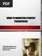 Guide To Marketing Strategy Presentation