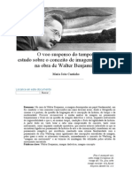 Artigo Maria João Cantinho - O Voo Suspenso Do Tempo - Estudo Sobre o Conceito de Imagem Dialéctica Na Obra de Walter Benjamin