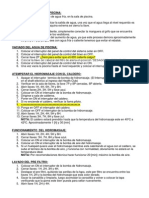 Procedimiento de Trabajo en Hidromasaje