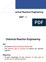 Chemical Reaction Engineering