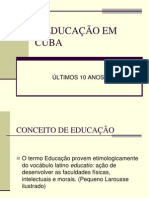 A Educação em Cuba