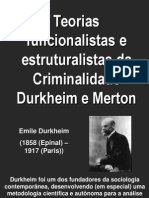 Funcionalismo e Estruturalismo