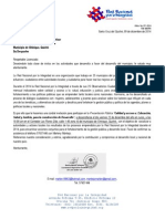 Licenciado: Osberto Filadelfo Ruiz Urizar Coordinador Técnico Administrativo Municipio de Chinique, Quiché Su Despacho