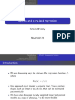 Spline and Penalized Regression