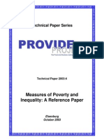 TP2003 - 4 Poverty and Inequality Measures