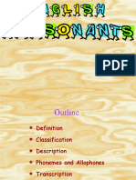 Consonants Phonetics