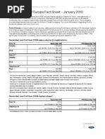 Factsheet - Ford of Europe January 2010