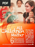 All Children Matter 2015 Agenda Package