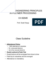 Lecture Notes Polymer Basics