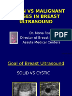 Benign Vs Malignant Masses in Breast Ultrasound