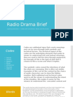 Radio Drama Brief