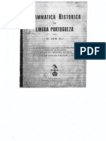 GrammaticaHistoricaDaLinguaPortugueza Text