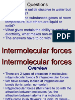 Intermolecular Forces