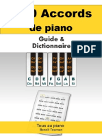 300 Accords de Piano Guide Et Dictionnaire PDF