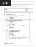 QMS Internal Auditor Final Course End Exam