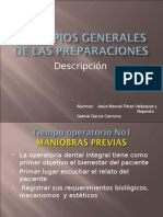 Principios Generales de Las Preparaciones (Descripccion)