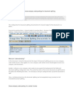 SAP New GL #9 Customise Cross Company Code Postings For Document Splitting