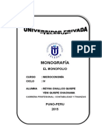 Monografia Monopolio