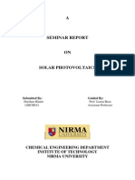 Solar Photovoltaics