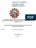 Informe de Practicas - Analisis Bromatologico de Leche