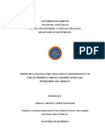 Diiseño de La Macolla Pq1177 para El Distrito Cabrutica Division Junin, Faja Petrolifera Del Orinoco