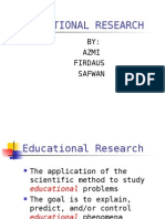 Types of Educational Research