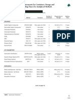 Holding Time Sample Containers