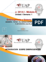Semana 1 - Embriogenesis y Sistema Nervioso PDF