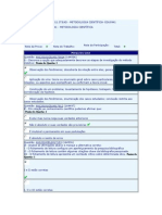 Metodologia Científica - (5) - AV1 - 2011.3