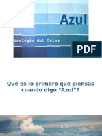 Psicología Del Color: Azul y Blanco