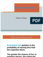 Risk and Rates of Return