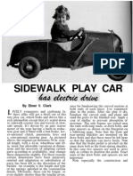 Sidewalk Play Car: by Elmer V. Clark