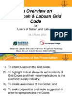 Overview of Sabah and Labuan Grid Code 16 June 2014