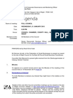 Agenda - Isle of Wight Full Council Meeting January 2015