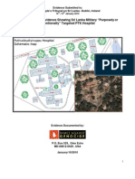 Satellite Imagery Evidence Showing Sri Lanka Military "Purposely or Intentionally" Targeted PTK Hospital