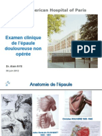 Examen Clinique Épaule Douloureuse