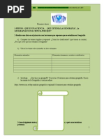 2014 Primera Clase La Geografia y El Espacio Geografico