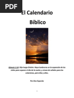 El Calendario Biblico