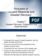 Principles of Incident Response and Disaster Recovery