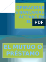 Operaciones Bancarias Activas en El Peru - Exposicion