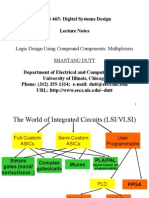 EECS 465: Digital Systems Design Lecture Notes: Logic Design Using Compound Components: Multiplexers Shantanu Dutt