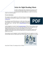 10 Tips and Tricks For Sight Reading Music: Practice Beforehand