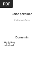 Carte Pokemon: E Chistestufatte