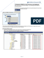 How To Manually Delete An Enterprise PDM File Vault (Archives and Database) PDF